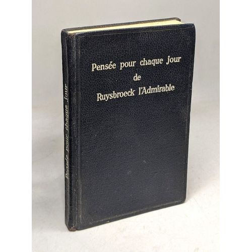 Une Pensée Pour Chaque Jour Extraite Des Oeuvres Complètes De Ruysbroeck L'admirable