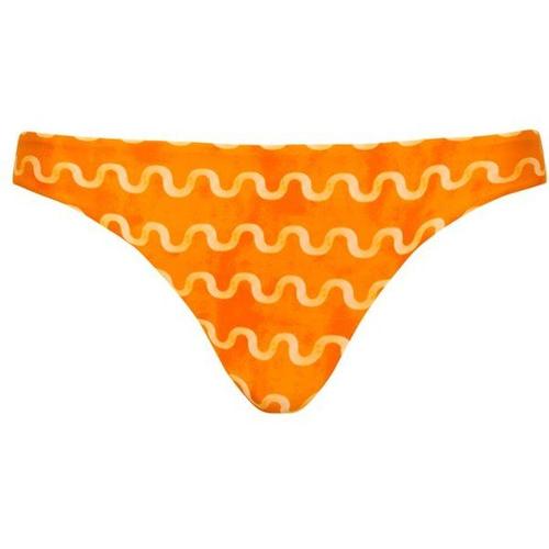 Women's Soundwave Hipster Tie Side Bas De Maillot Taille 34, Orange