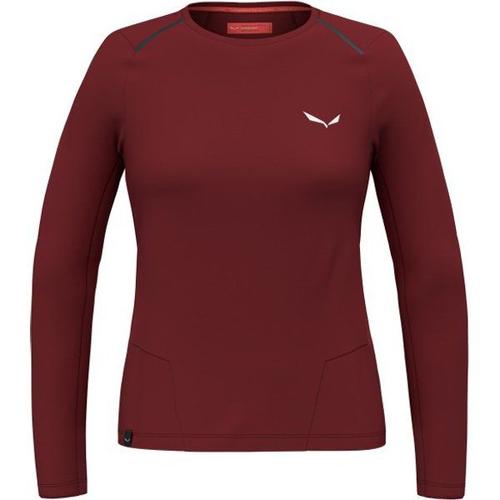 Women's Pedroc Dry L/S Tee T-Shirt Technique Taille 40, Rouge