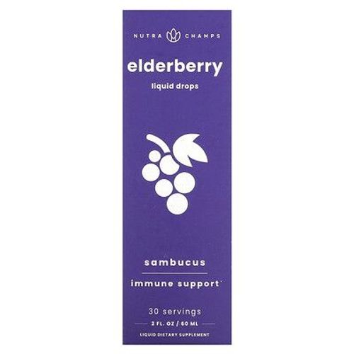 Nutrachamps, Baie De Sureau, Sambucus, 200 Mg, 60 Ml