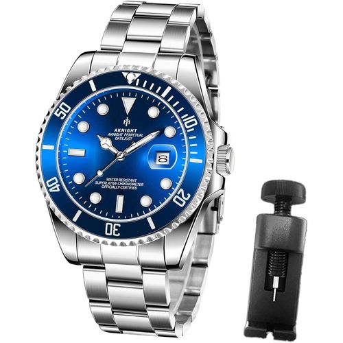 Benyar Montre Analogique À Quartz Pour Homme Avec Bracelet En Caoutchouc Montre Homme Chronographe Montres Étanches Hommes[Q2035]
