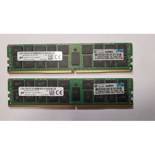 Hewlett Packard - 16GB 2RX4 - PC4-2133P-RB0-10 - PN: 752369-081