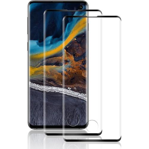 Vitre Protection Pour Samsung Galaxy S10 Verre Trempé, 2 Pièces Vitre De Protection [Dureté 9h][Ultra Hd Claire][Anti Rayures] Force Glass[Ver222755]