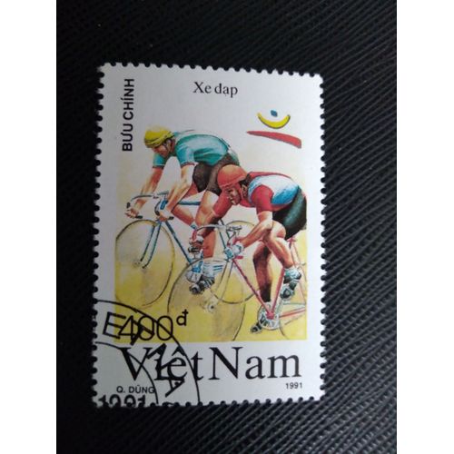 Timbre Vietnam Yt 1166 Jeux Olympiques D'été - Barcelone - Cyclisme 1991 ( 120109 )
