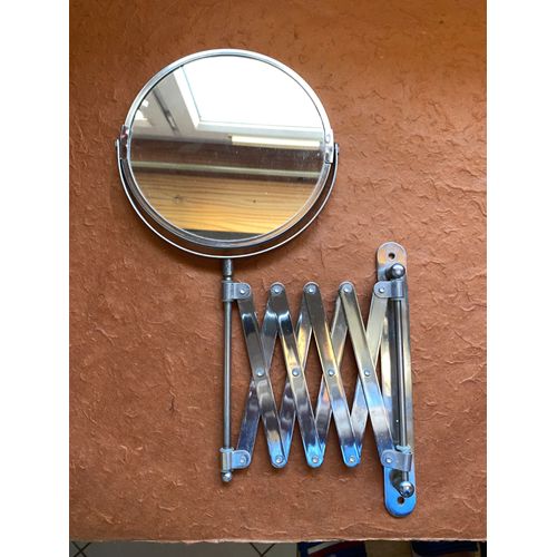 Miroir De Maquillage Accordéon Vintage Gris