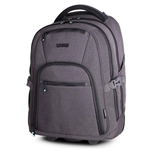 Urban Factory HEAVEE Green - Sac à dos/chariot pour ordinateur portable - respectueux de l'environnement - 16" - gris, noir