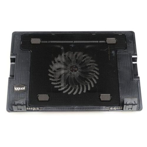 iggual RP1V17 - Ventilateur d'ordinateur portable - portable - avec concentrateur USB 2 ports - 17