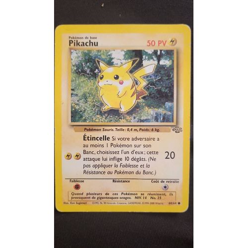 Carte Pokemon Pikachu Étincelle