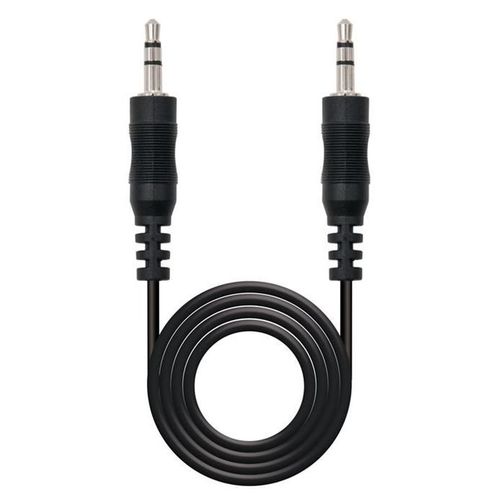 Nanocable - Câble audio - Stéréo 3,5 mm mâle pour Stéréo 3,5 mm mâle - 3 m - noir