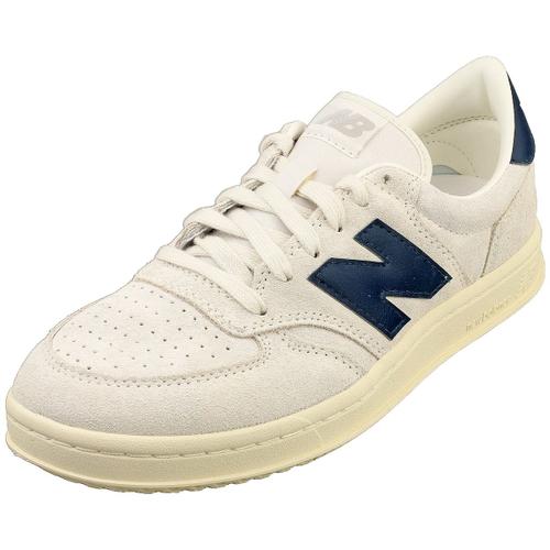 New Balance 500 Blanc Ecru Bleu Marine Hommes