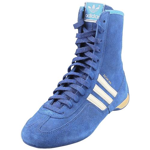 Chaussures Adidas Rasant Mid Bleu Blanc