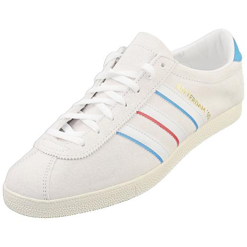 Chaussures Adidas Rotterdam Baskets Blanc Bleu Rouge