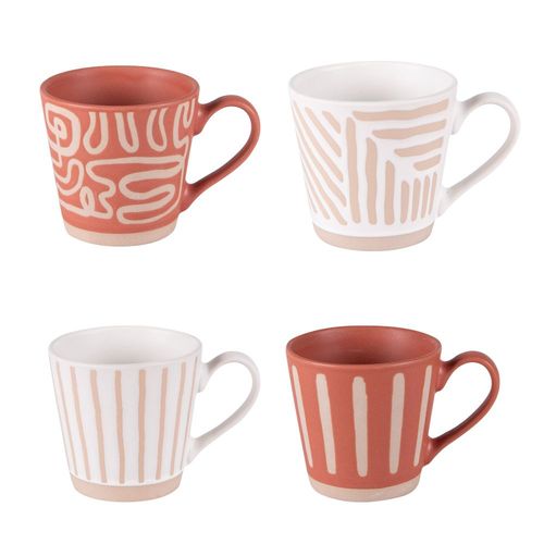 Coffret De 4 Tasses Diwali 18 Cl