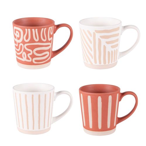 Coffret De 4 Mugs Diwali 34 Cl