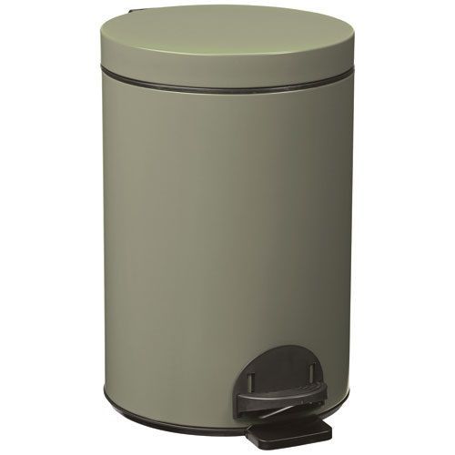Rossignol - Poubelle elora 14l gris vert mat lisse 90194