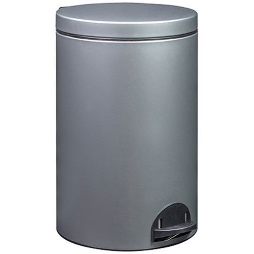 Rossignol - Poubelle elora 20l gris metal brillant 90251