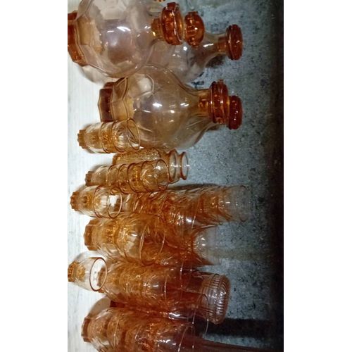 Service A Liqueur Rose Pâle Vintage