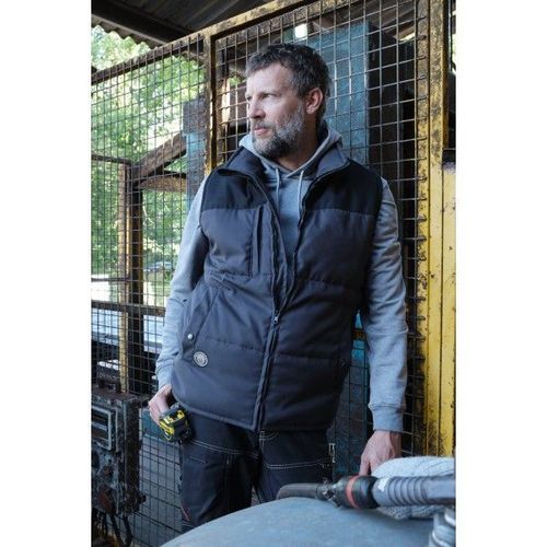 Gilet De Travail Bosseur Berni - Graphite/Noir - Xl - 11905-004