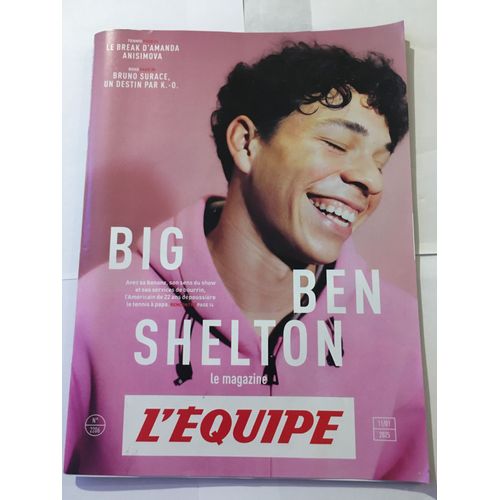L'équipe Le Magazine 2206 "Big Ben Shelton" 11/01/2025