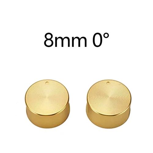 Commutateurs de bouton de cuisinière à gaz de cuisine en métal,accessoires de Foy,marmite de four multifonction,or- 8mm 0 gold