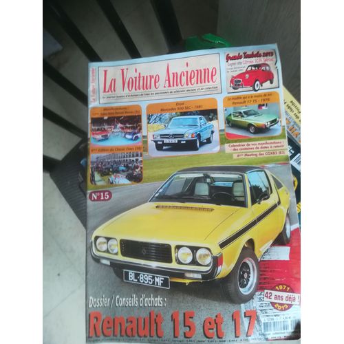 La Voiture Ancienne 15 De 2013 Renault 17 Ts,Mercedes 500 Slc