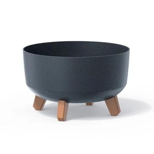 Pot À Fleurs Gracia Low Eco Wood Dgrl300lw-S433w Prosperplast - Anthracite Eco 6,8l