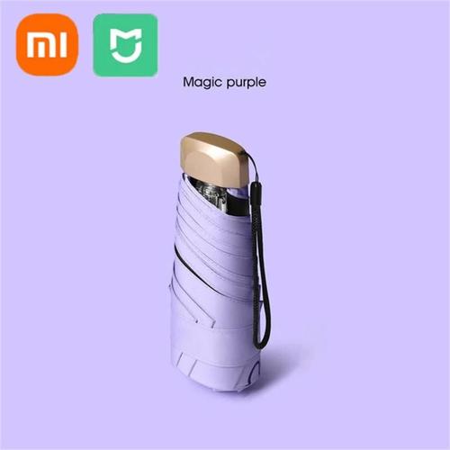 Mini Parapluie Capsule,Protection Uv,Ultra Observateur,Soleil,Pluie,Portable,Observateur,Pare-Soleil De - Magic Purple