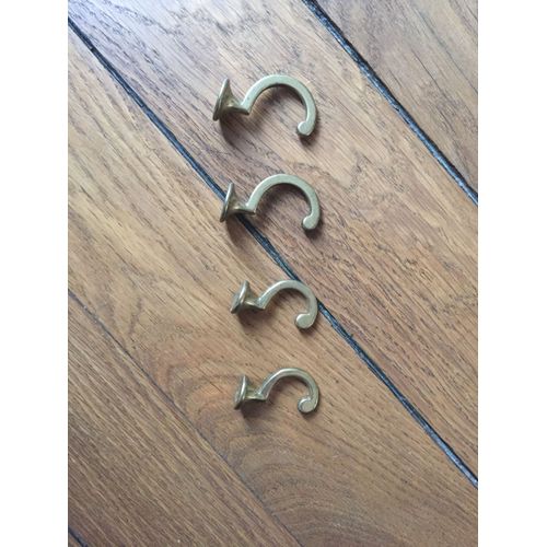 Lot De 4 Crochets À Embrasses De Rideaux De 4,5 Cm À 4 Cm De Long
