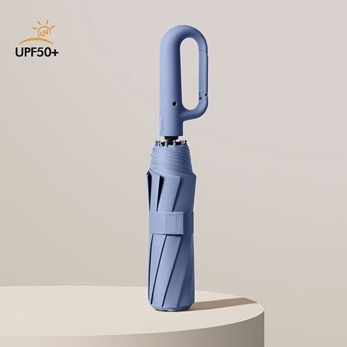 Parapluie Pliant Automatique Renforcé Pour Homme,Coupe-Vent,Grande Poignée De Structure,Degré De Vent Et D'eau,30 - Bleu Marine