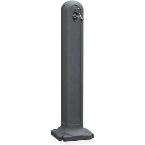 Robinet sur poteau de jardin Prosperplast Tanker Anthracite - PP - 24x24x90 cm