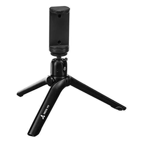MINI TRÉPIED POUR APPAREIL PHOTO ET TÉLÉPHONE PORTABLE - SUPPORTE JUSQ