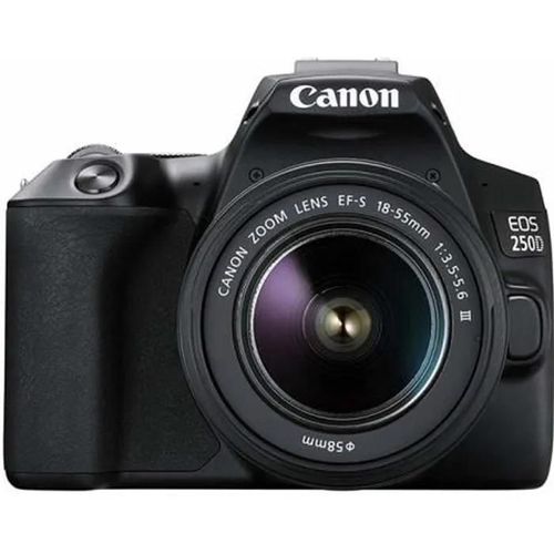 Canon Eos 250d Kit Ef-S 18-55mm F3.5-5.6 Iii Black