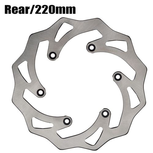 Frein Avant Arrière 260/220mm Rotors Pour Ktm Exc 300 Exc-F 350 Sx 125 200 Sx-F 250 450 Xc 500 Xcw Xcf 1994-2022 - Rear-F90199