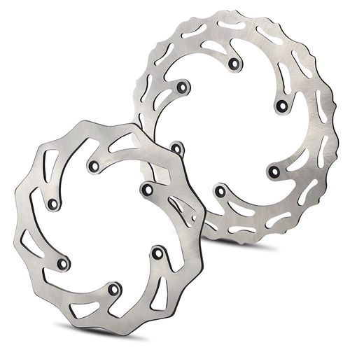 Frein Avant Arrière 260/220mm Rotors Pour Ktm Exc 300 Exc-F 350 Sx 125 200 Sx-F 250 450 Xc 500 Xcw Xcf 1994-2022 - Front And Rear