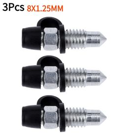 Mamelon De Vis D'échappement Universel Multi-Taille,Pompe De Frein,Étrier De Frein,Pour Kawasaki,Suzuki,Honda- 3pcs 8x1.25mm
