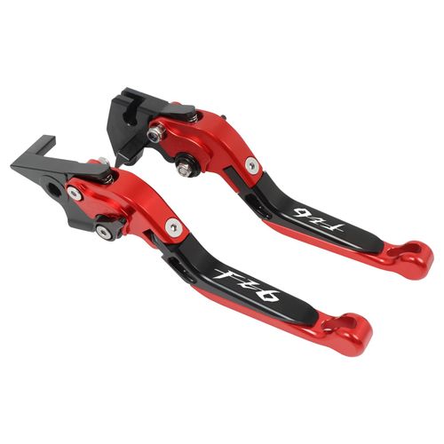 Levier De Frein Et D'embrayage Extensible Réglable Et Pliable,Pour Moto Yamaha Fz6 Fz 6 Fazer 2004-2010 Xj6 Fz6r - H-E34296583