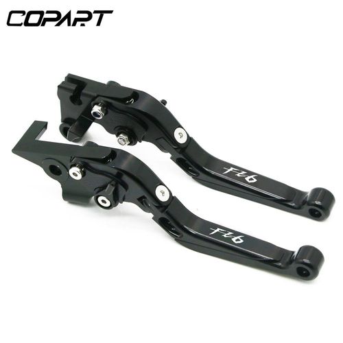 Levier De Frein Et D'embrayage Extensible Réglable Et Pliable,Pour Moto Yamaha Fz6 Fz 6 Fazer 2004-2010 Xj6 Fz6r - Bkbkbkbk-A7
