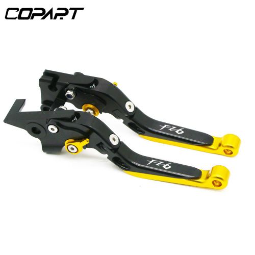 Levier De Frein Et D'embrayage Extensible Réglable Et Pliable,Pour Moto Yamaha Fz6 Fz 6 Fazer 2004-2010 Xj6 Fz6r - Bkglbkgl-C1