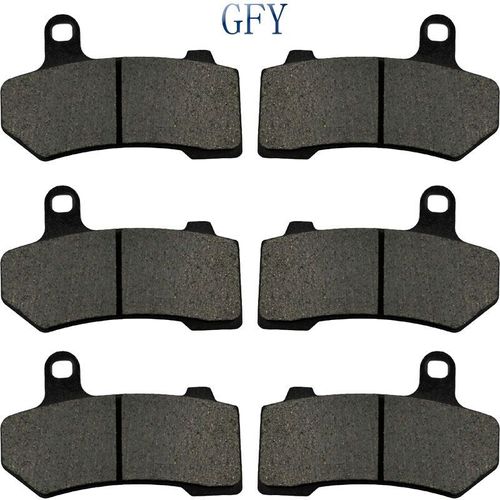 Plaquettes De Frein Avant Et Arrière De Moto,Pour Harley Davidson Road King Street Road Glide Electra Glide - Front Rear 3 Pairs