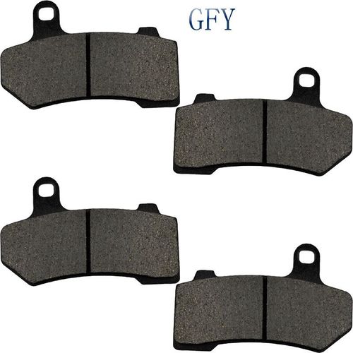 Plaquettes De Frein Avant Et Arrière De Moto,Pour Harley Davidson Road King Street Road Glide Electra Glide Flhr - Front 2 Pairs