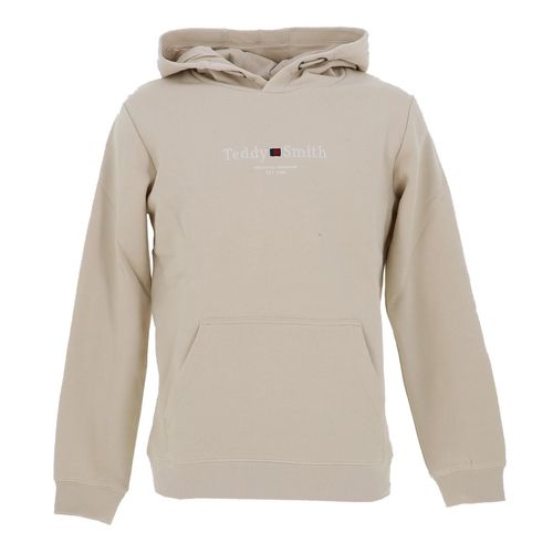 Sweat Capuche Hooded Teddy Smith S-Jim Hoody Jr Beige 10 Ans
