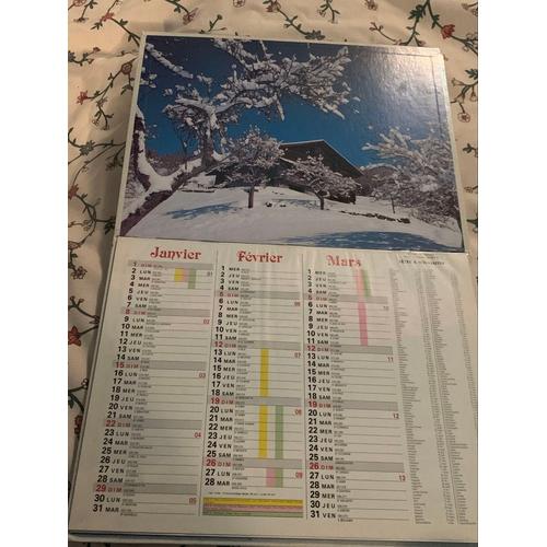 Almanach Du Facteur Ou Calendrier De La Poste, 1995