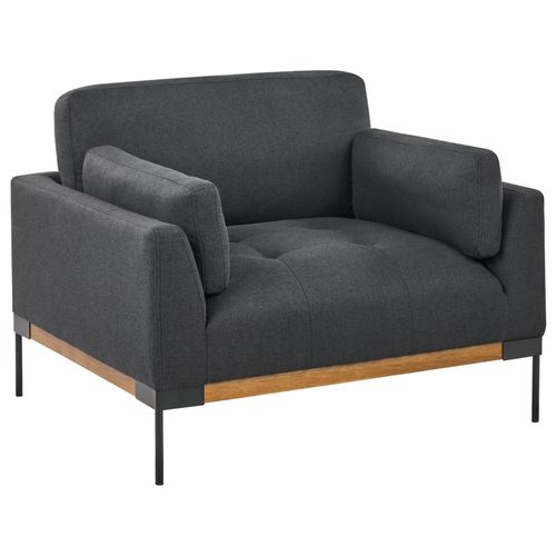 Fauteuil Skaven Tissu Noir