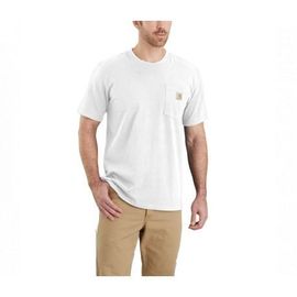 Tee-Shirt Carhartt Poche Poitrine - Taille S - Blanc - S1103296100s