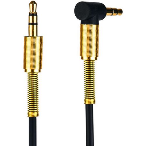 Câble Jack 3.5mm Mâle-Mâle Coudé Qualité Audio Premium