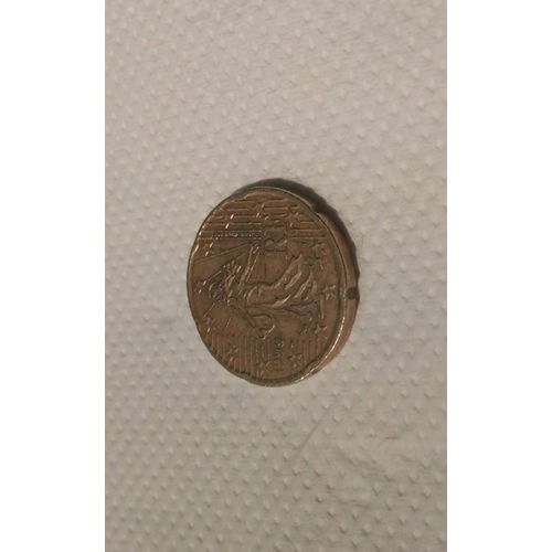 20 Centimes 1999 France Par Erreur De Frappe Fautee