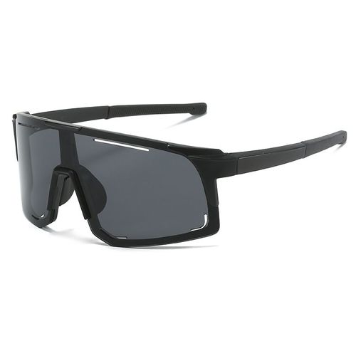 Lunettes de Soleil de Sport pour Homme et Femme Nouveau Modèle Yusha Résistant au Vent pour Cyclisme en Plein Air Couleur de Monture en Noir de Sable 9335