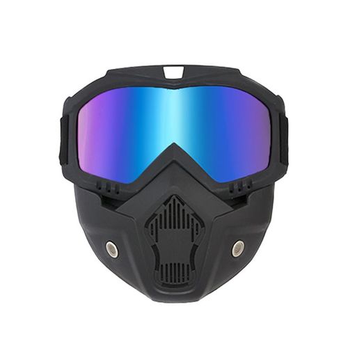 Lunettes De Moto Harley-Davidson Intégrées Avec Protection Anti-Poussière Et Anti-Sable Tactiques Pour Les Yeux Verres Colorés Et Cadre Noir