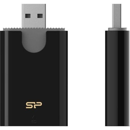 SILICON POWER Combo - Lecteur de carte (microSD, SD, MMC) - USB 3.2 Gen 1