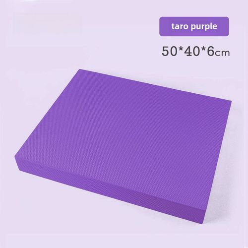 Tapis De Support Pour La Planche De Gymnastique Balance Souple Épais Antidérapant Pour Enfants Avec Sensation De Force Inverse Couleur Violet 50*40*6cm